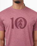 tentree Mens Woodgrain Ten T-Shirt