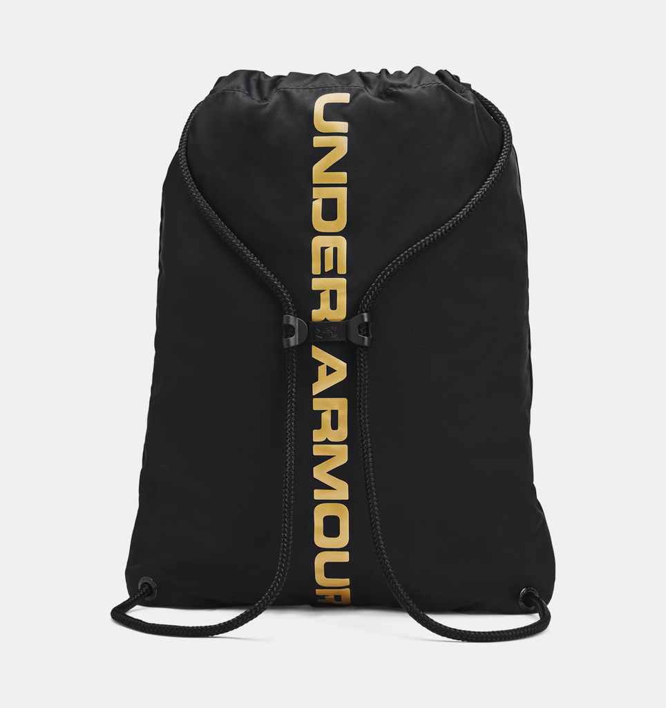 Under Armour Ozsee Sackpack -Black / Metallic Gold – Rumors Skate and Snow