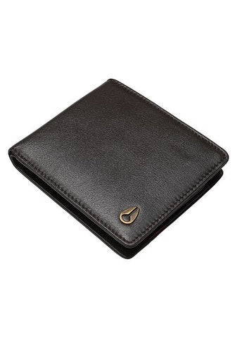 Nixon Pass Leather Coin Wallet - Brown