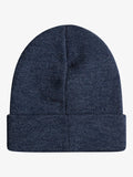 Quiksilver Mens Brigade Fold-Over Grey Beanie - Insignia Blue