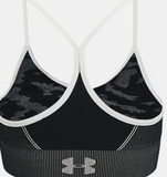 Under Armour Girls' UA Seamless Longline Reversible Sports Bra