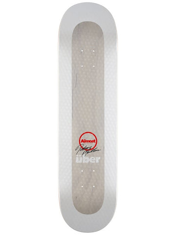 Almost Mullen Uber White 8.0 Skateboard Deck