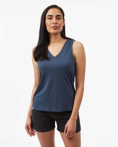 Tentree Womens TreeBlend V-Neck Tank