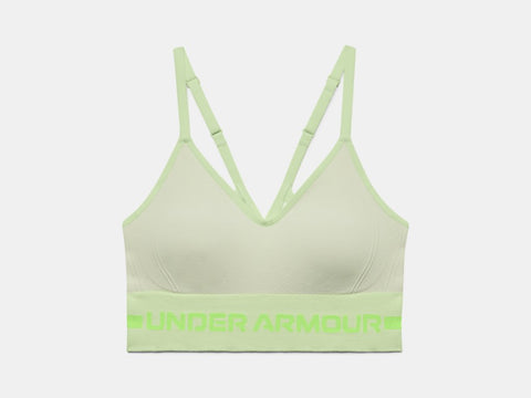 Under Armour Women's UA Seamless Low Long Heather Sports Bra