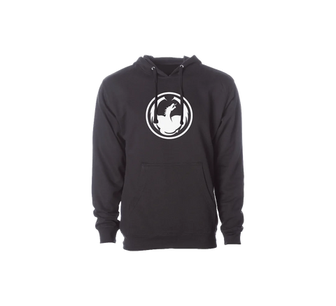 Dragon Icon Pullover Hoodie Staple Line - Black