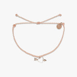 Pura Vida Lovestruck Rose Gold Charm Bracelet ~ Blush