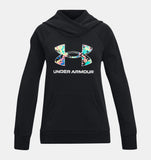 Under Armour Girls' UA Rival Fleece Core Logo Hoodie