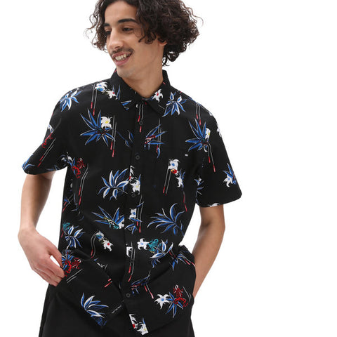 Vans Mens Dart Floral Woven S/S Button-Up Shirt