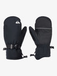 Quiksilver Boys Mission Insulated Black Snowboard/Ski Mittens