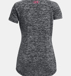 Under Armour Girls' UA Tech™ Big Logo Twist Short Sleeve