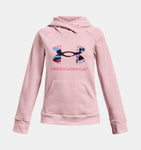 Under Armour Girls' UA Rival Fleece Big Logo Hoodie