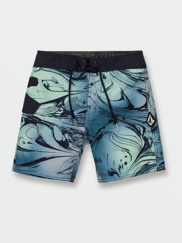 Volcom Little Boys Marble Stripe Mod Trunks