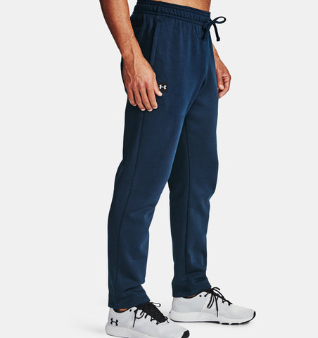 Under Armour Mens Rival Cotton Track Pants Navy M