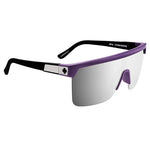 Spy Flynn 5050 Sunglasses - Matte Purple Matte Black - Happy Bronze Platinum Mirror