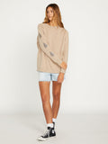 Volcom Womens Stone Magic Boyfriend Crew Sweatshirt