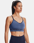 Under Armour Women's UA Seamless Low Long Heather Sports Bra