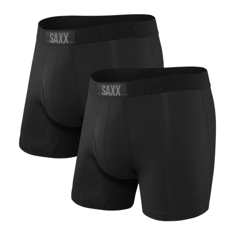 Saxx Ultra Underwear 2 Pack - Black/Black