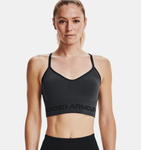 Under Armour Women's UA Seamless Low Long Heather Sports Bra