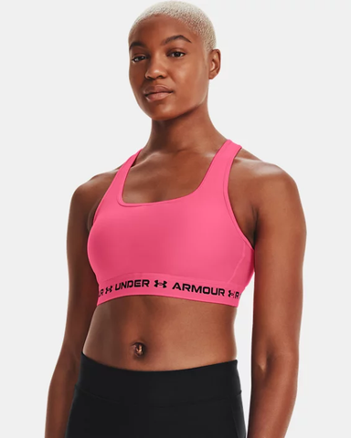 Under Armour Women's Armour® Mid Crossback Printed Sports Bra