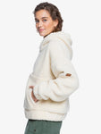 Roxy Womens Border Line Zip Sherpa Fleece