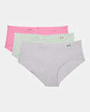 Under Armour Women's UA Pure Stretch Hipster 3-Pack Underwear