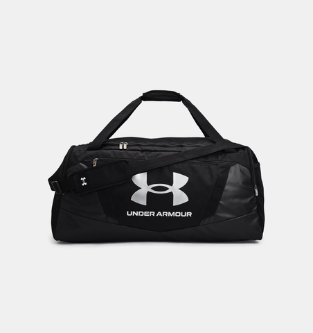 Under Armour UA Undeniable 5.0 Large Duffle Bag - Black / Metallic Silver