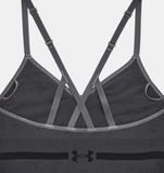 Under Armour Women's UA Seamless Low Long Heather Sports Bra