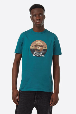 Tentree Mens Smokey Bear Prevent Wildfires T-Shirt