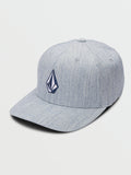 Volcom Mens Full Stone Heather Flexfit®  Hat - Blue Combo