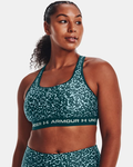 Under Armour Women's Armour® Mid Crossback Printed Sports Bra