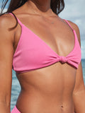 Roxy Womens Love The Surf Knot Triangle Bikini Top