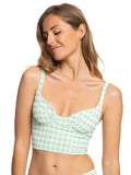 Roxy Womens Check It Tank Underwire Bikini Top