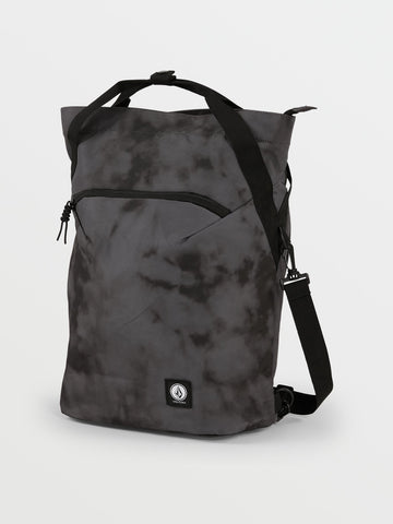Volcom Day Trip Poly Backpack - Black Charcoal