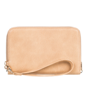Roxy Womens Back In Brooklyn Zip-Around Wallet - Beige