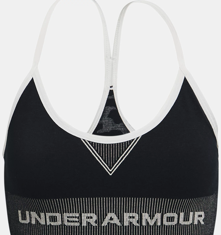 Under Armour Girls' UA Seamless Longline Reversible Sports Bra