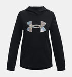 Under Armour Girls' Armour Fleece® Sequin Logo Hoodie