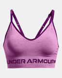 Under Armour Women's UA Seamless Low Long Heather Sports Bra