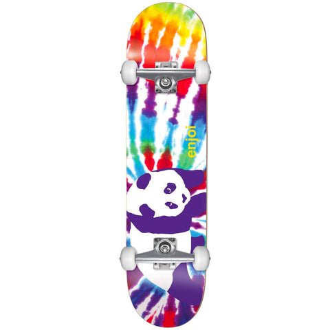 Enjoi Tie Dye Youth FP 7.375 Complete Skateboard - Tie Dye
