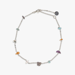 Pura Vida Rainbow Chip Chain Anklet