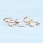 Pura Vida Ring ~ Rose Gold Wave