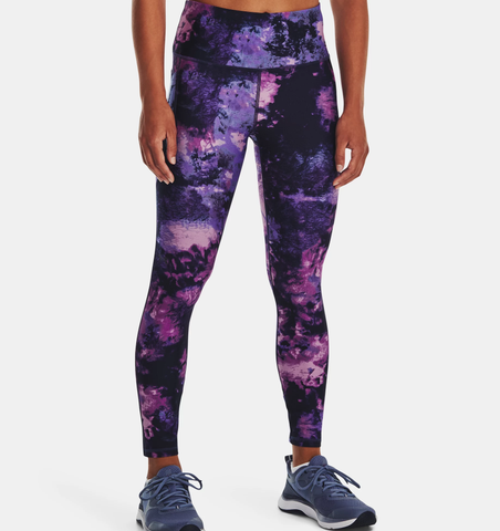 Under Armour Women's HeatGear® Armour No-Slip Waistband Printed Ankle Leggings