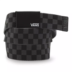 Vans Mens Long Deppster Web Belt - Black/Charcoal Checker