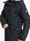 Quiksilver Mens Raft Insulated Black Snow Jacket