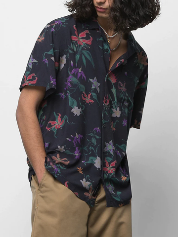 Vans Mens Fatal Floral S/S Button-Up Shirt