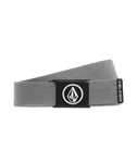 Volcom Mens Circle Web Belt - Heather Grey