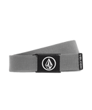 Volcom Mens Circle Web Belt - Heather Grey