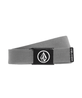 Volcom Mens Circle Web Belt - Heather Grey