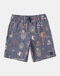 RVCA Boys Wild Card Elastic Boardshorts 16"