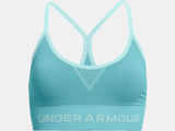 Under Armour Girls' UA Seamless Longline Reversible Sports Bra