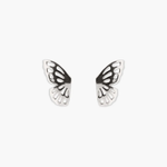 Pura Vida Fly Away Stud Earrings ~ Silver